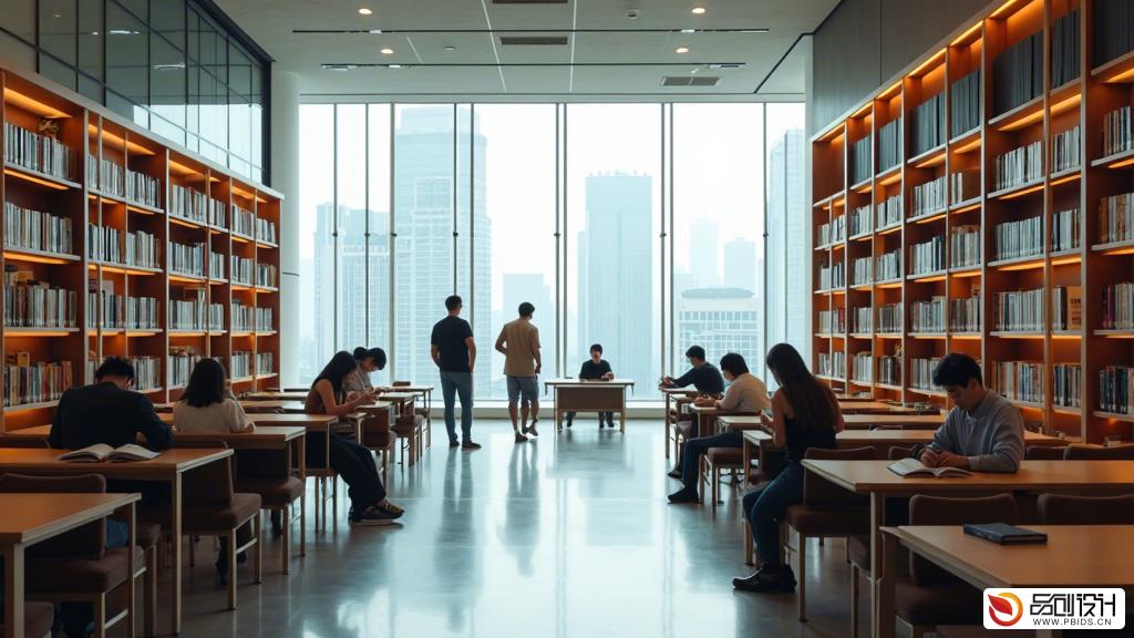 图书馆动态视觉叙事设计工作室：重塑阅读空间的艺术与科技融合
