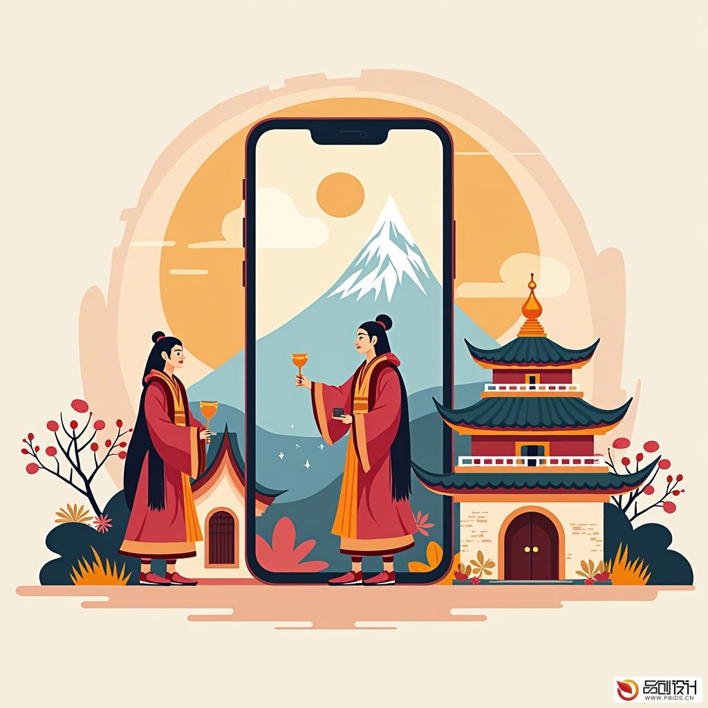 迪庆藏族自治州APP应用UI设计:传承与创新并蓄的数字界面艺术