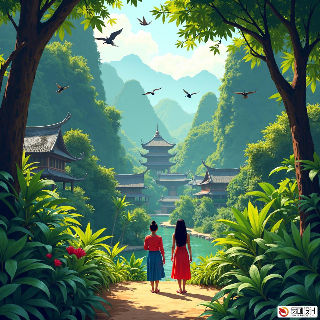 西双版纳傣族自治州营销视觉设计:创意与文化的完美融合
