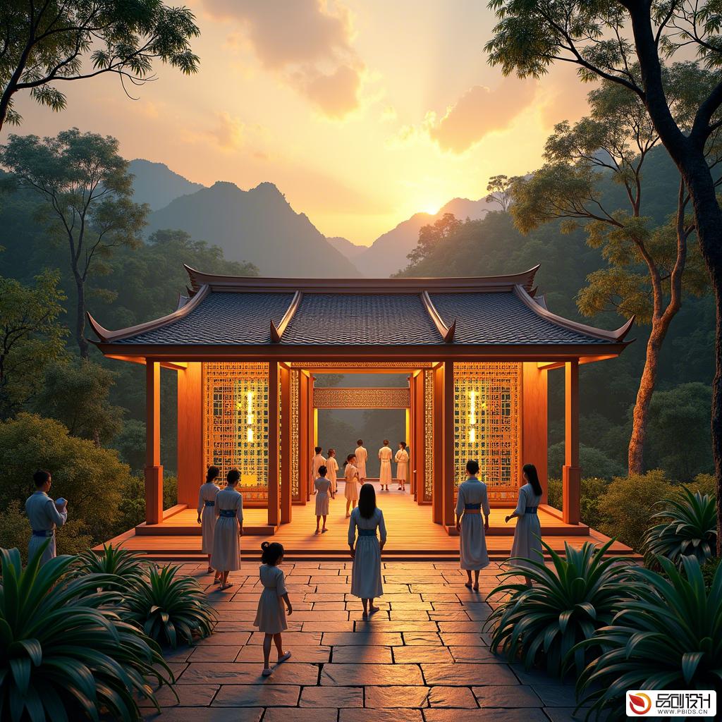 西双版纳傣族自治州网页视觉架构创新服务中心：打造数字文旅新地标
