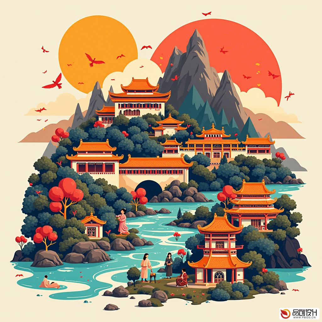 海北藏族自治州界面视觉体系团队的创意之旅