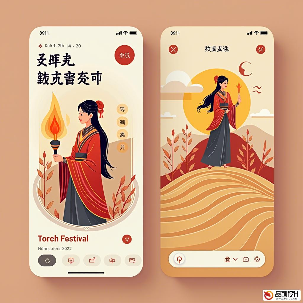 红河哈尼族彝族自治州APP应用UI设计:传承与创新并蓄的数字艺术