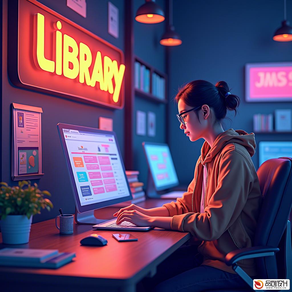 图书馆品牌动态图形设计中心的创新之旅