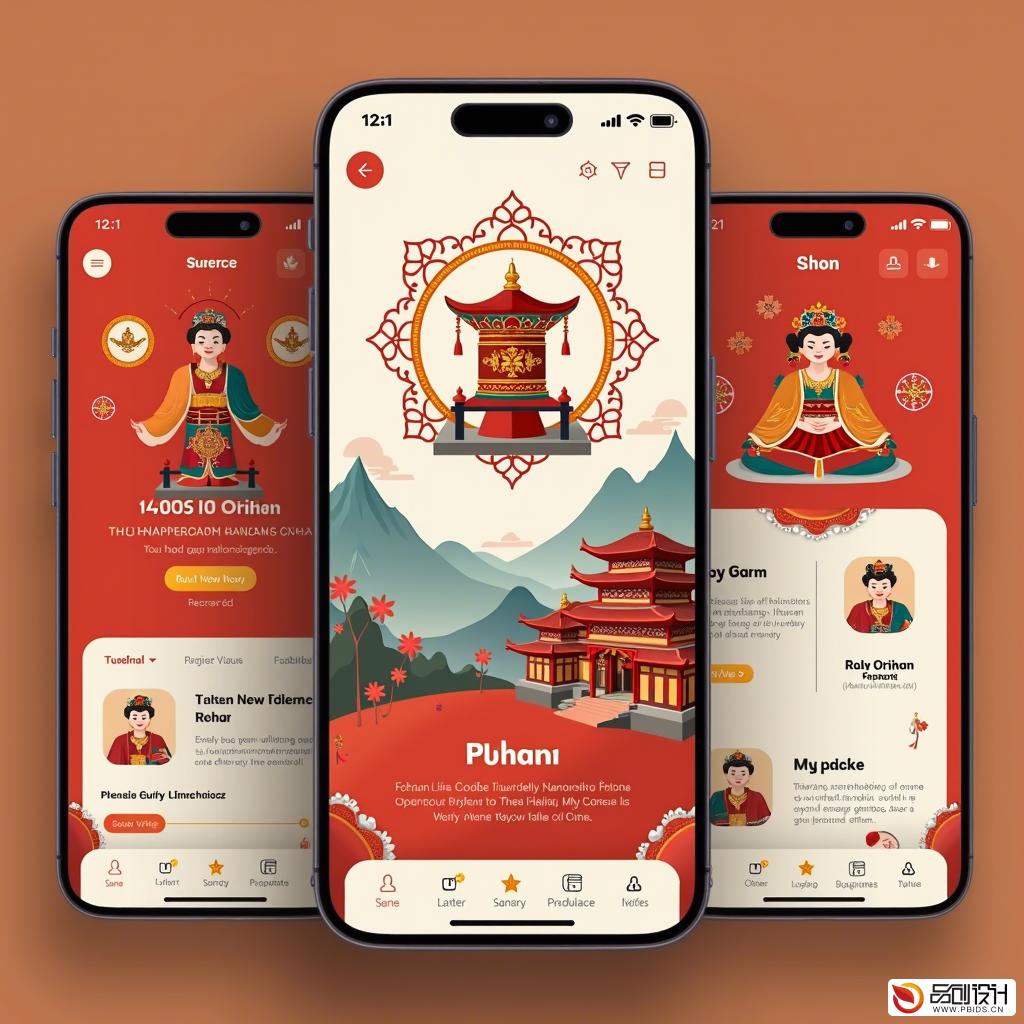 海南藏族自治州APP应用UI设计：打造地域特色与文化融合的数字界面
