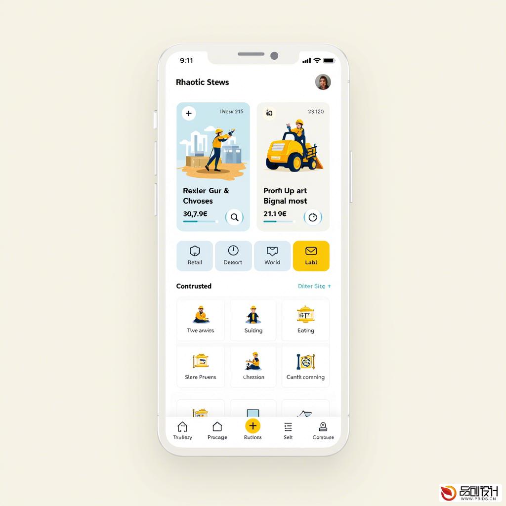 施工APP应用UI设计有限公司:打造智慧工地的高效界面解决方案