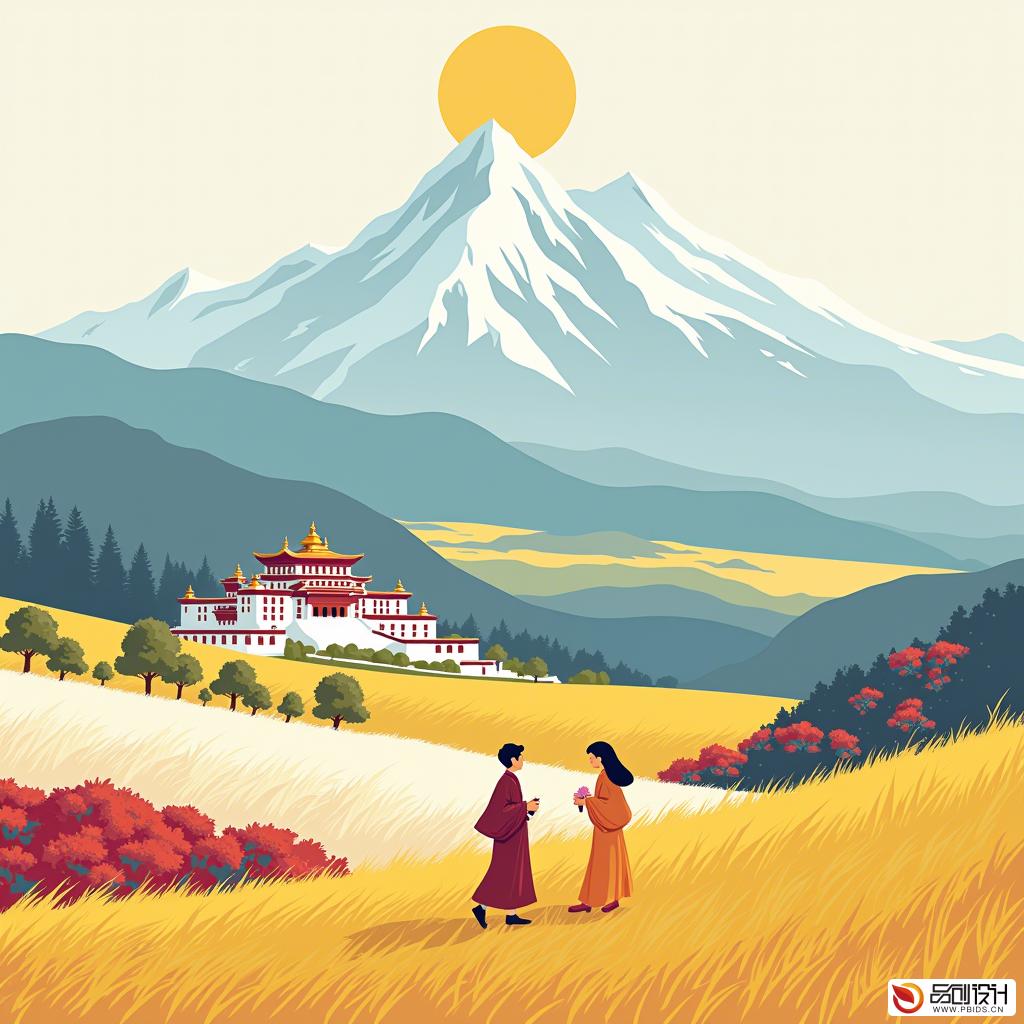 西藏自治区VI系统设计：塑造地域特色与文化传承的视觉语言
