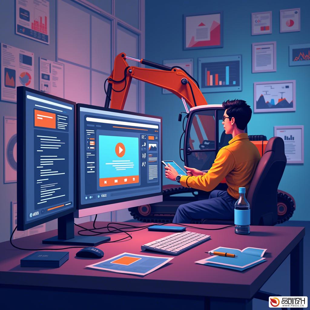 工程机械自适应网页设计:创新引领未来