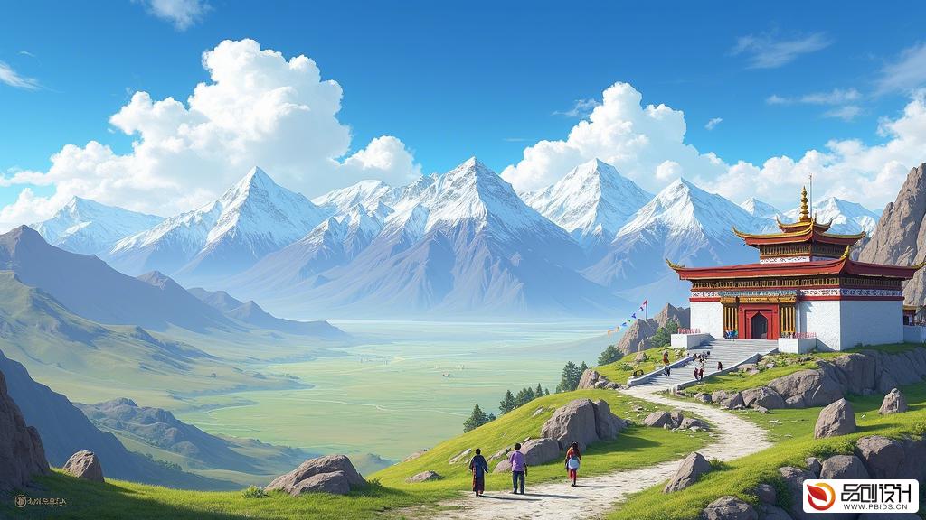 西藏自治区VI系统设计：塑造地域特色与文化传承的视觉语言

