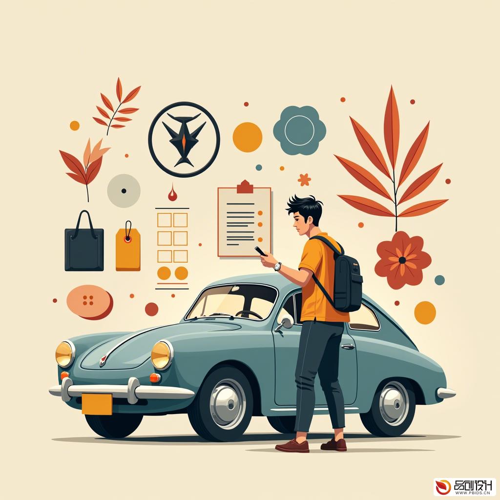 打造独特魅力：二手车交易品牌符号设计工作室的创意之旅
