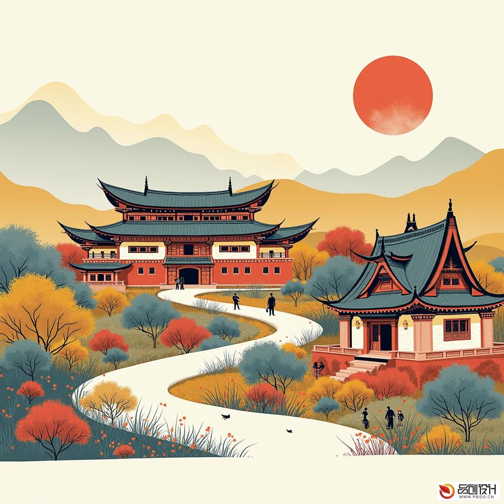 甘孜藏族自治州品创设计案例：匠心独运，打造民族风情与现代融合的空间艺术
