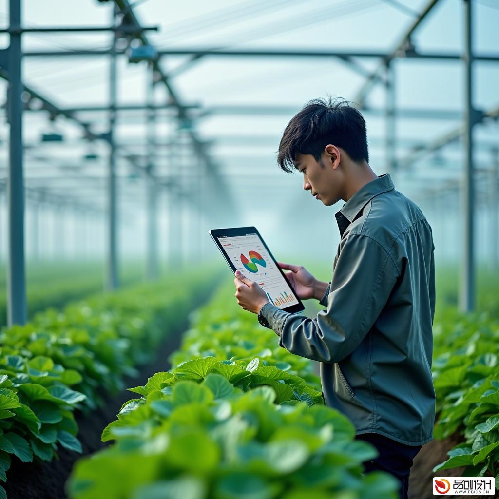 农业科技网页视觉架构创新服务中心：引领农业数字化新风尚
