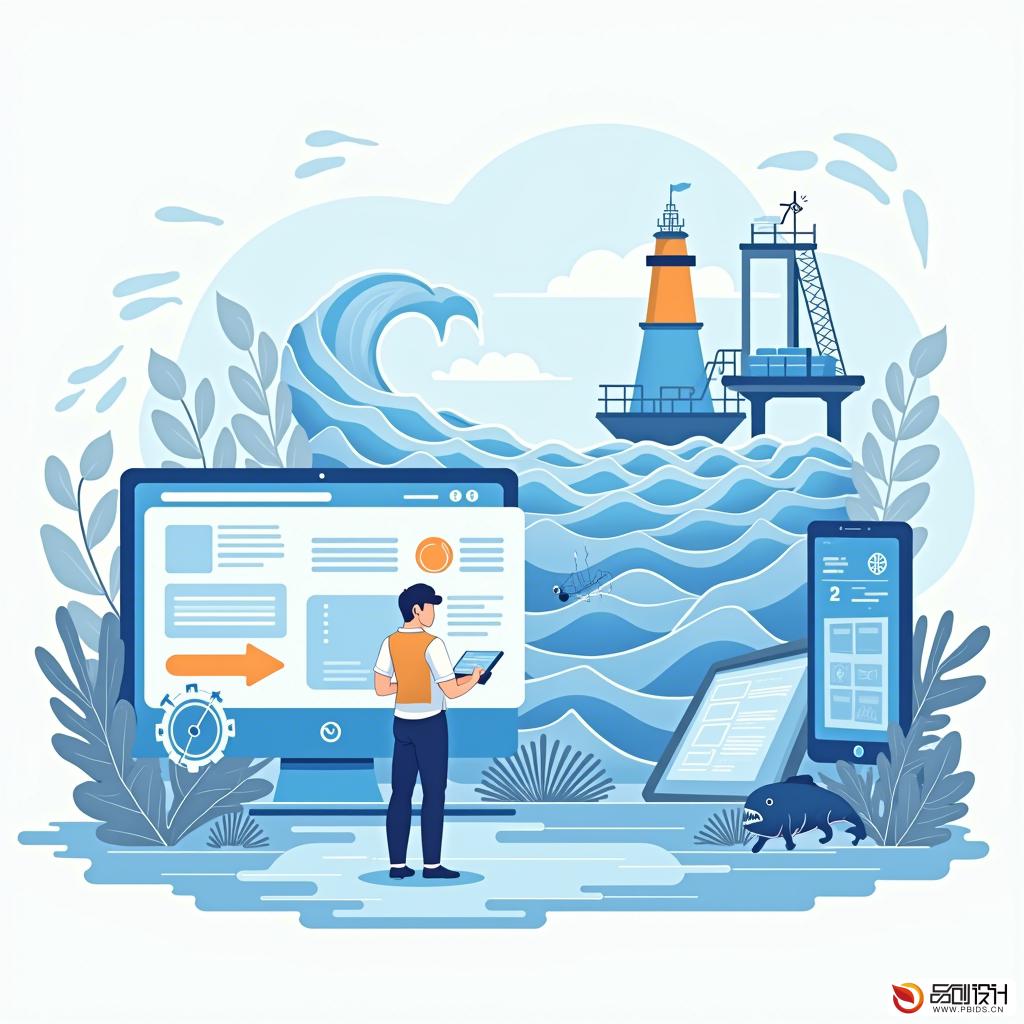 海洋工程网页视觉架构:创新设计与技术融合的探索
