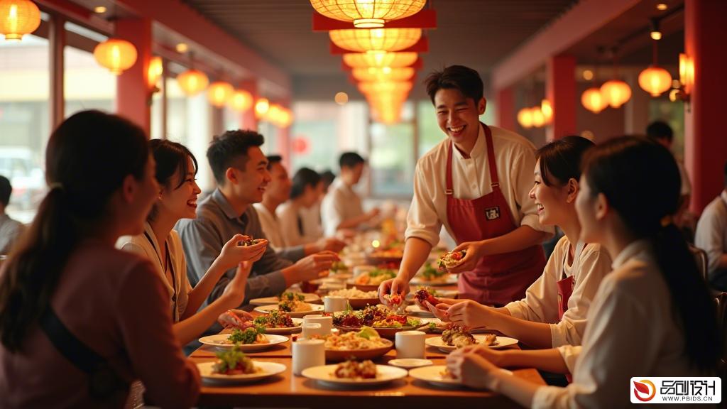 堂食沉浸式动效方案：打造餐饮新体验的设计单位精选
