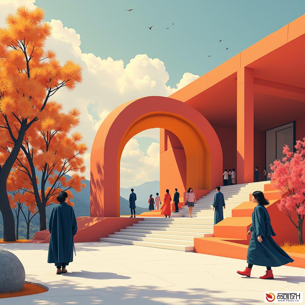 日喀则市动态视觉叙事设计：创新与传统交融的艺术殿堂
